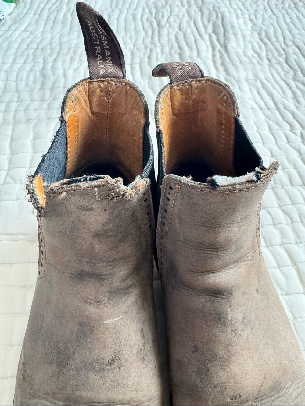 Blundstone Boots 1351 Originals Rustic Brown Women’s Sz 5 Au/8 Us no front pulls - Picture 10 of 11
